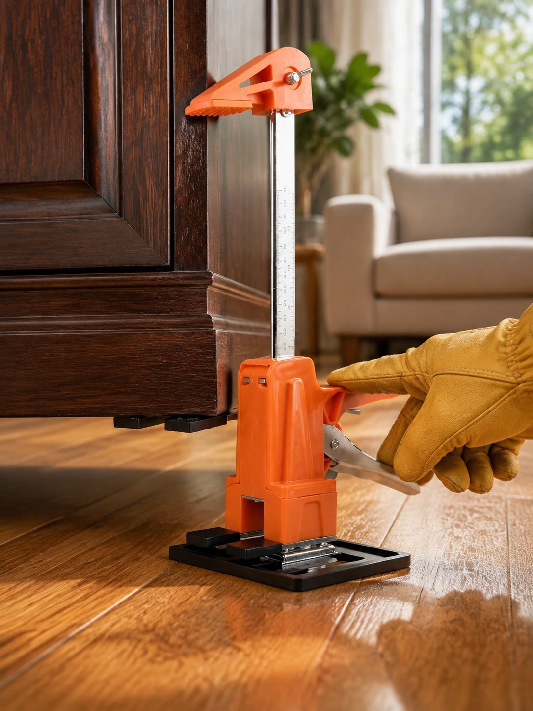 Mini jack stand tool, manual jack, furniture lifting tool, trailer jack, maximum load capacity 220 k