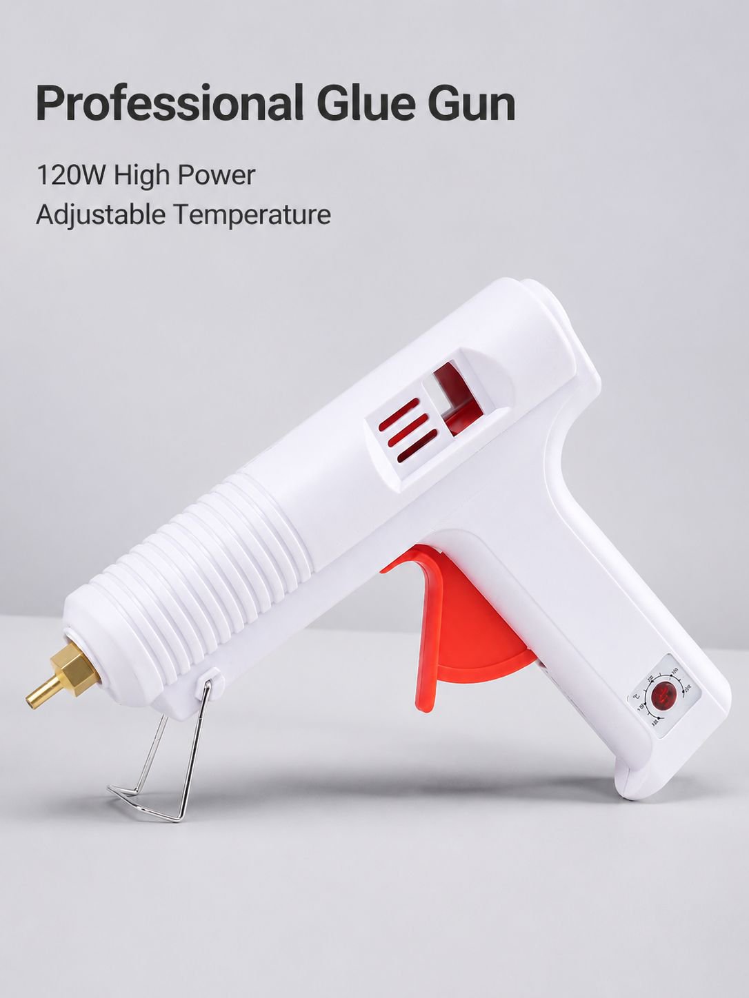 120W Hot Melt Glue Gun Adjustable Temperature for Household Handmade and Industrial Use