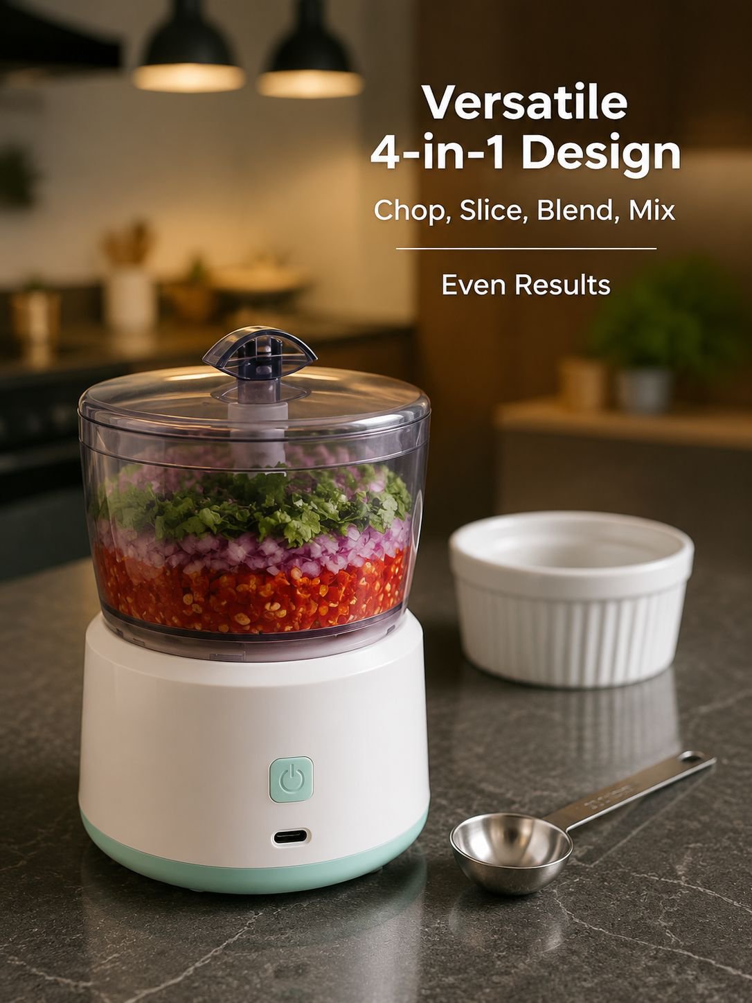 Home Multifunctional Mixer Mini Meat Grinder Electric Slicer Blender