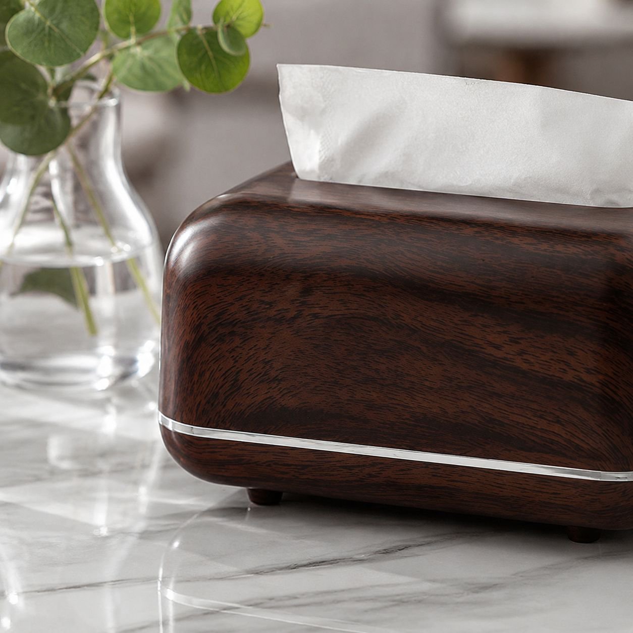 Stylish tissue box organizer for home and office