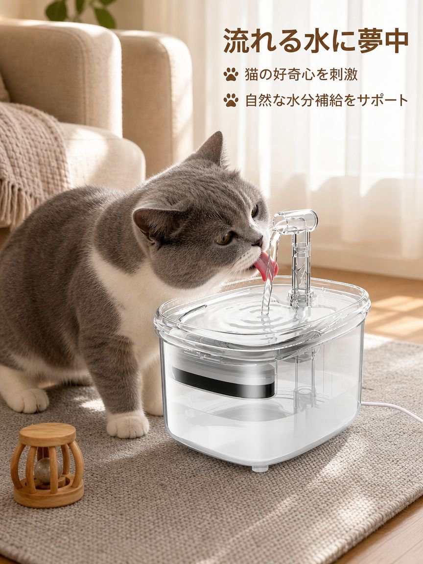 スマートペット自動循環給水器