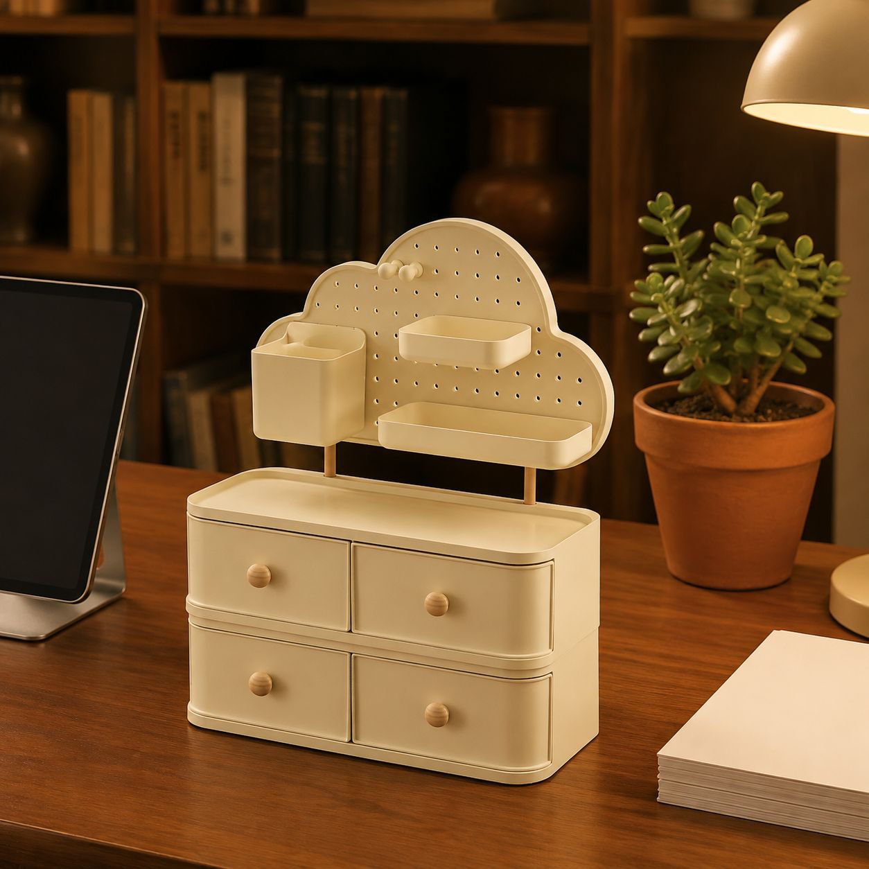 Desktop Document Storage Drawer Box