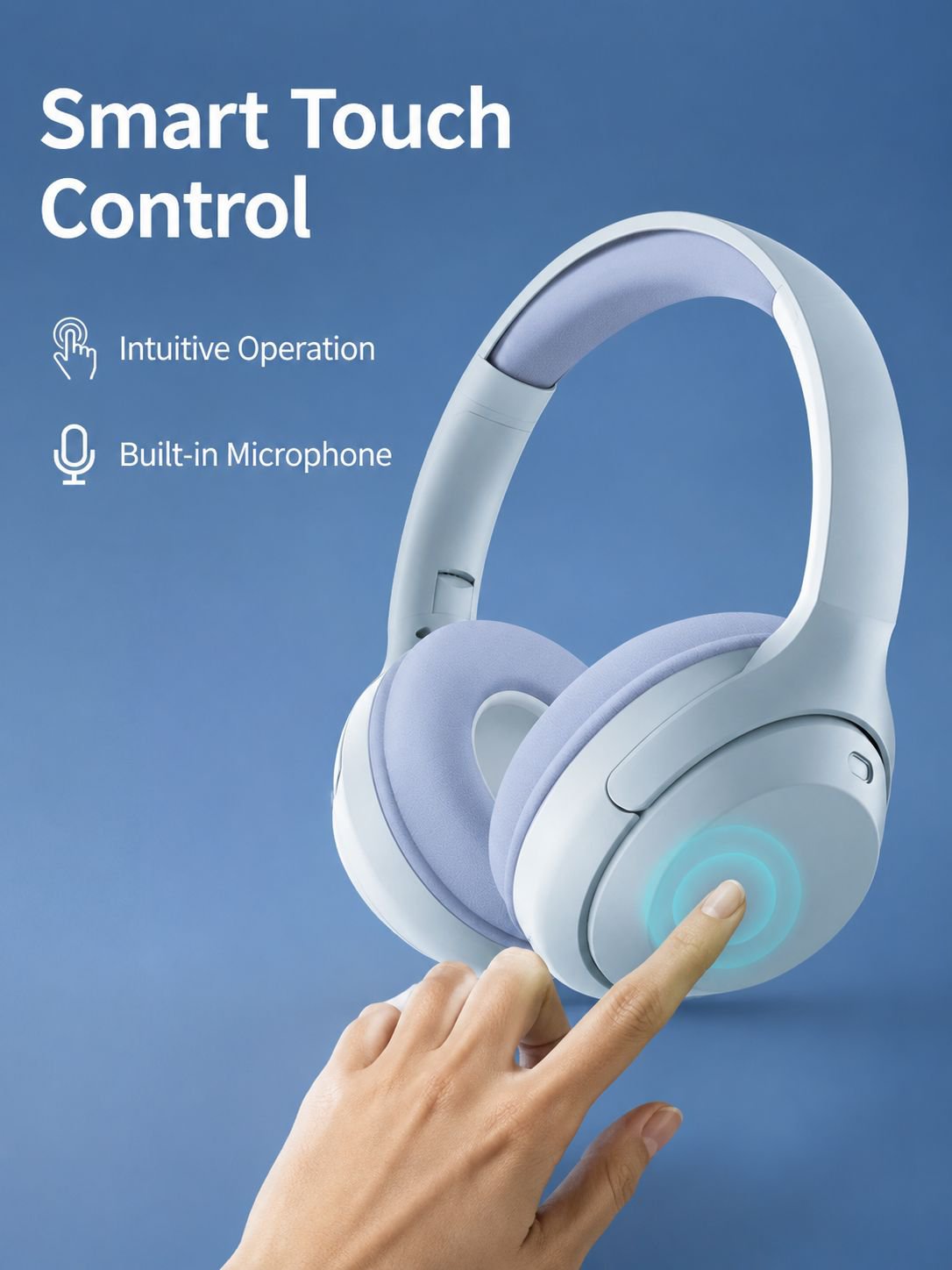 High-Quality Wireless Over-Ear Bluetooth Headphones