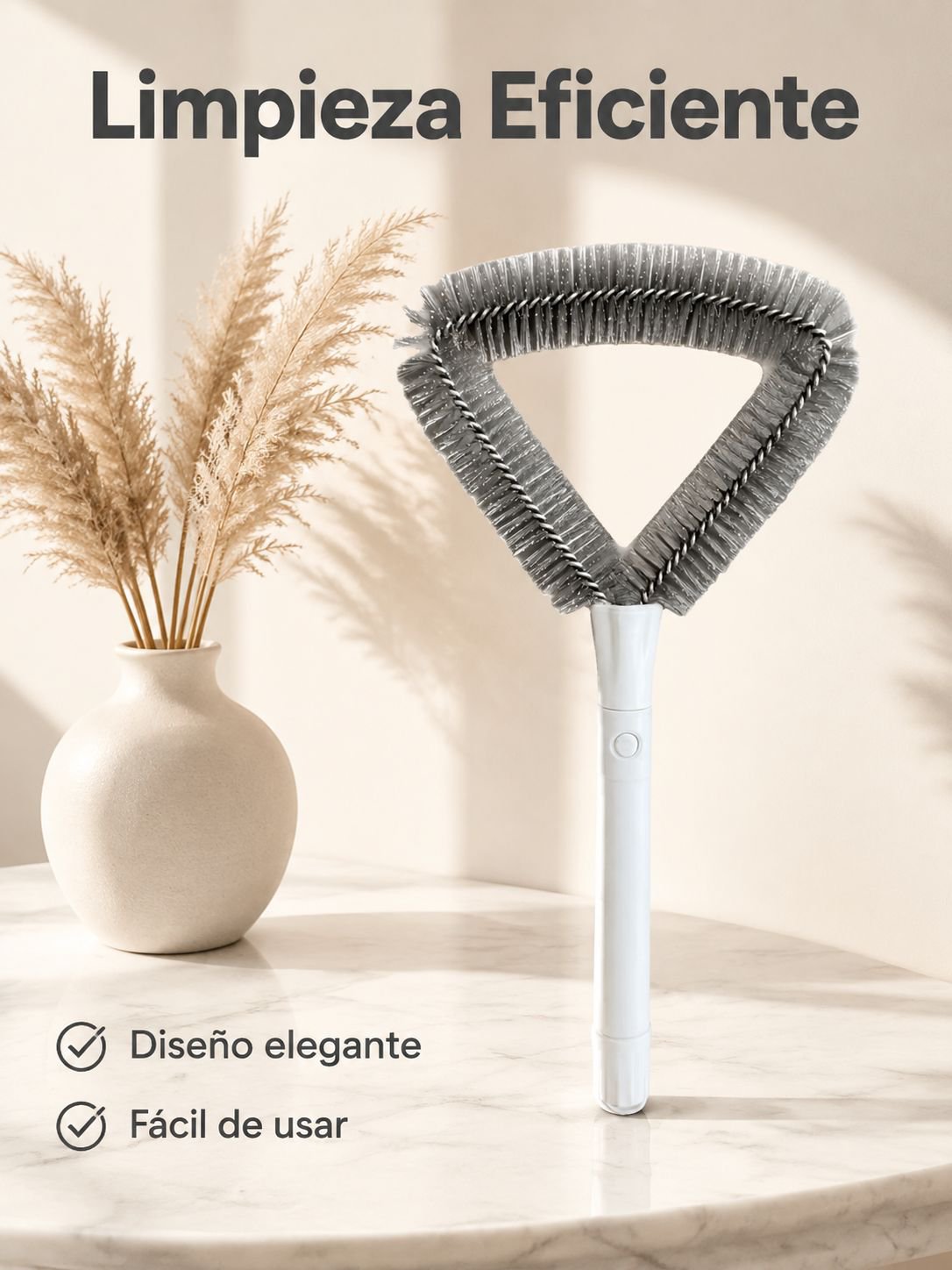 Cepillo multifuncional para limpiar mosquiteras sin desmontar
