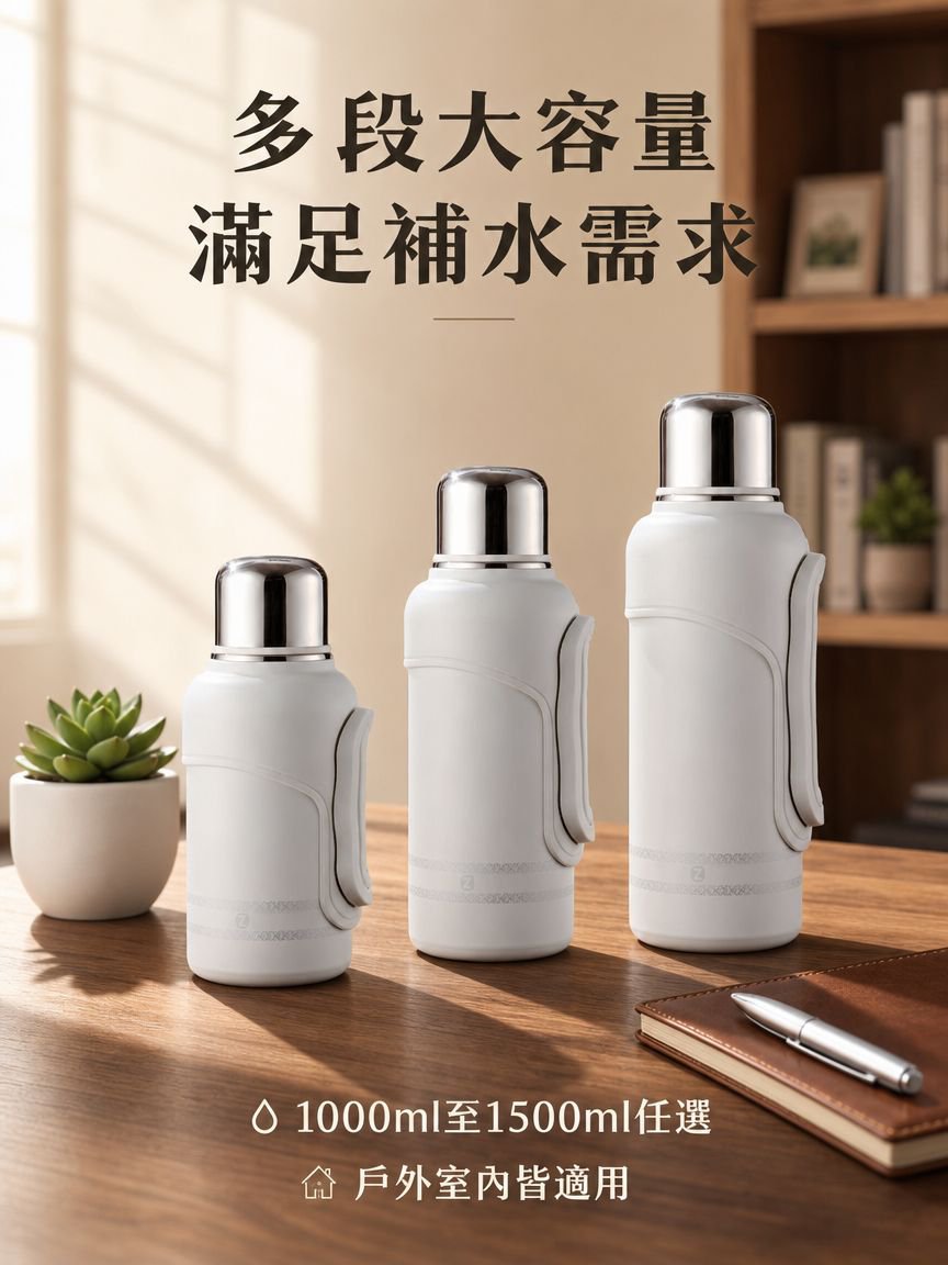 大容量不鏽鋼保溫杯