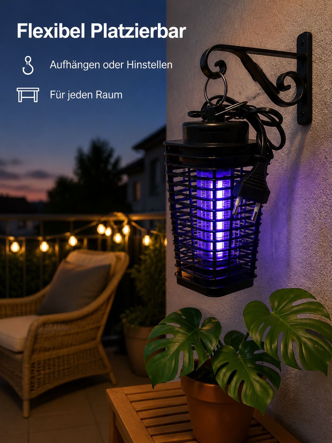 Neues leises Insektenfanglicht für den Haushalt zur Mückenbekämpfung