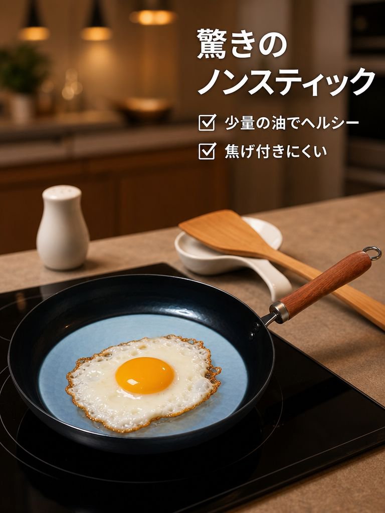 青みがかった鏡面仕上げの鍛造ノンスティック鉄鍋、耐久性のある精製鉄製フライパン、鍛造フライパン