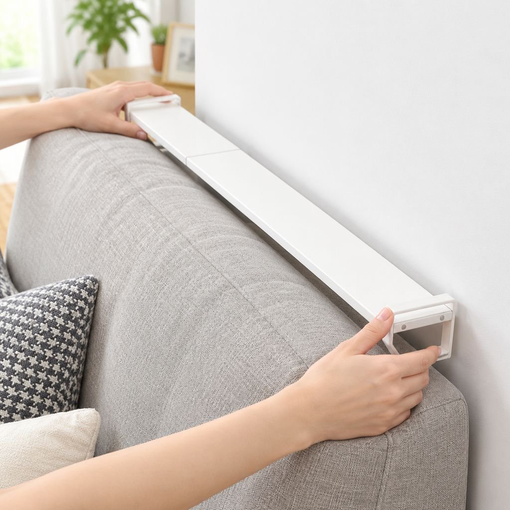 Narrow Bedside Gap Storage Shelf