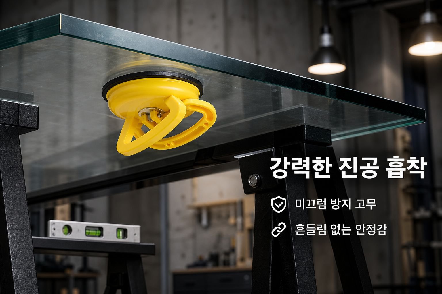강화된 옐로블랙 빨판 강화 두꺼운 하중 미끄럼 방지 유리 타일 대리석 운반 빨판 업그레이드