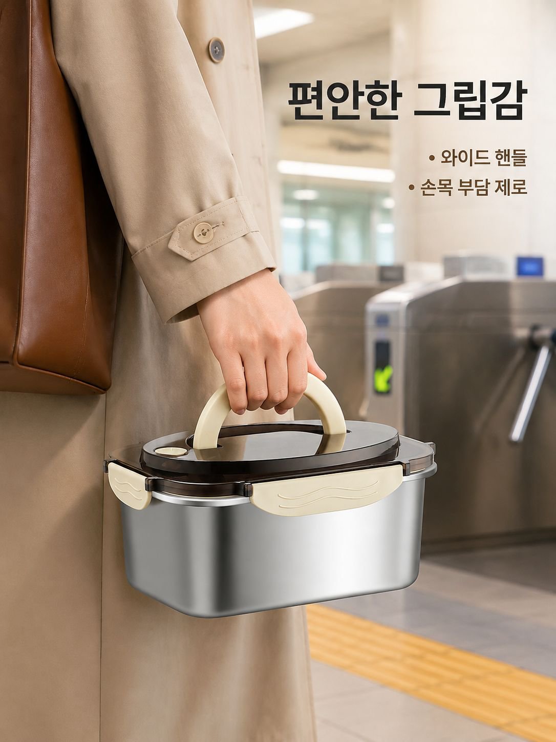 뚜껑 달린 식품 신선함 도시락