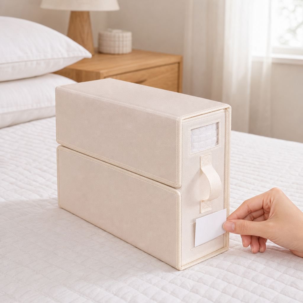 Easy-to-carry clothes storage bin with handles