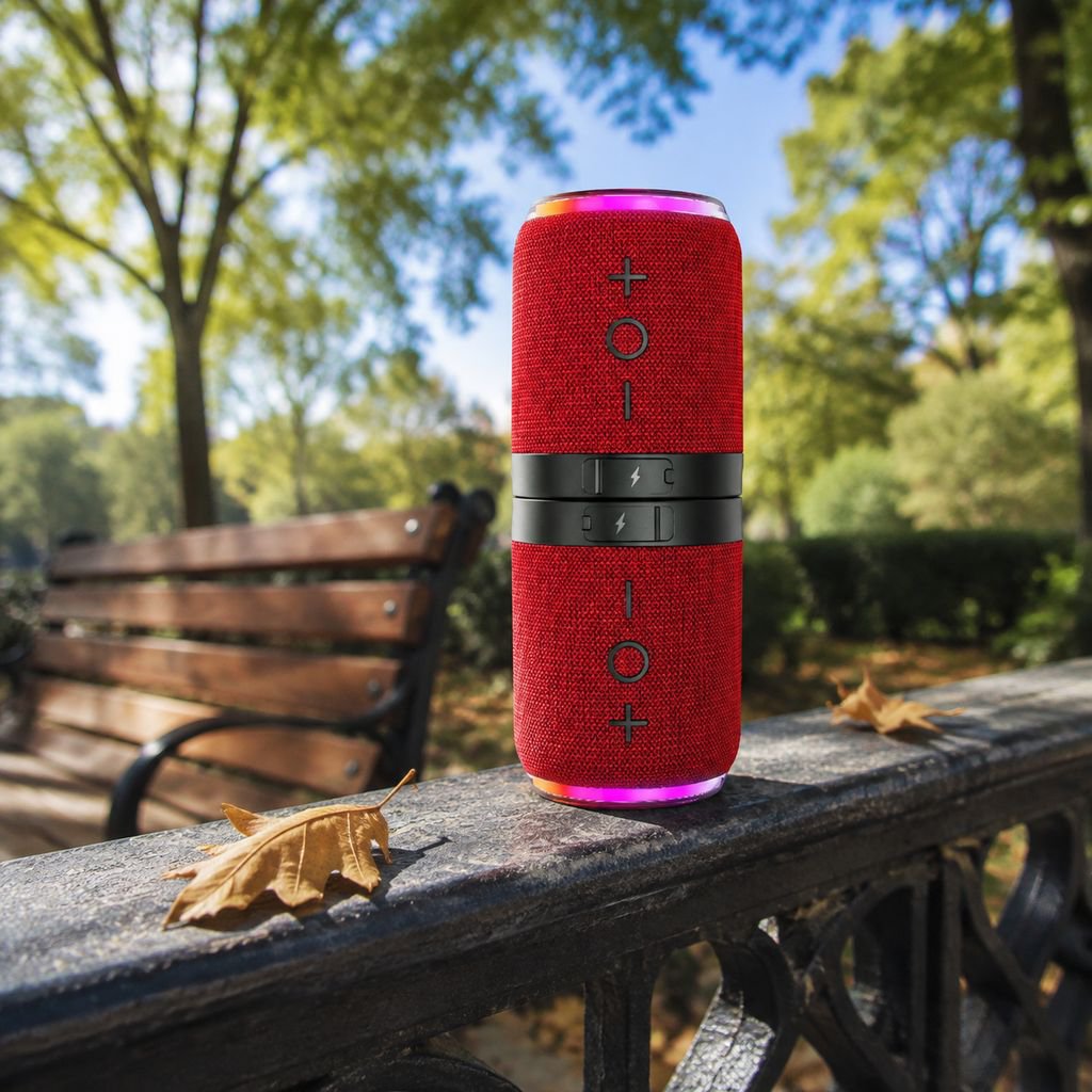 Modischer tragbarer Bluetooth-Lautsprecher mit Magnetfunktion