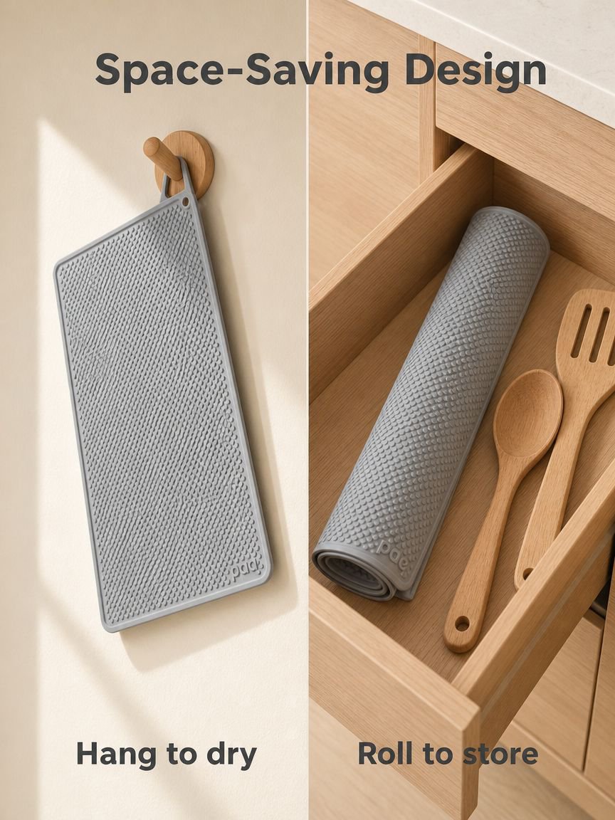 Household Non-slip Draining Heat-resistant Leak-proof Storage Mat