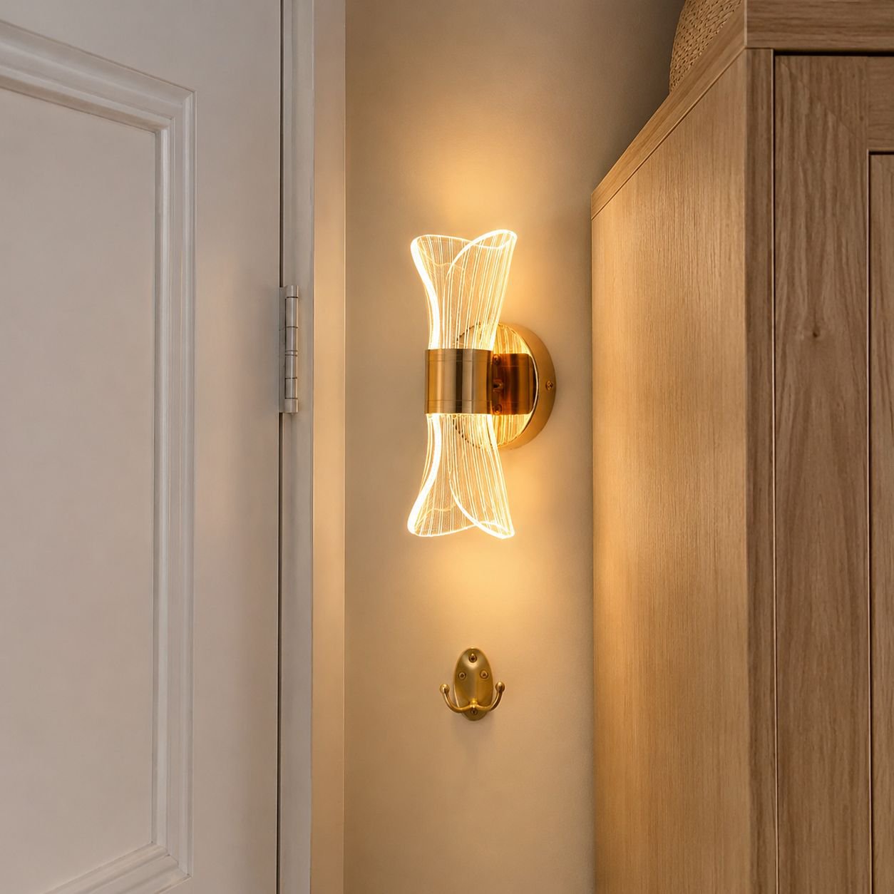 Modern Aisle Lighting Fixture illuminating hallway