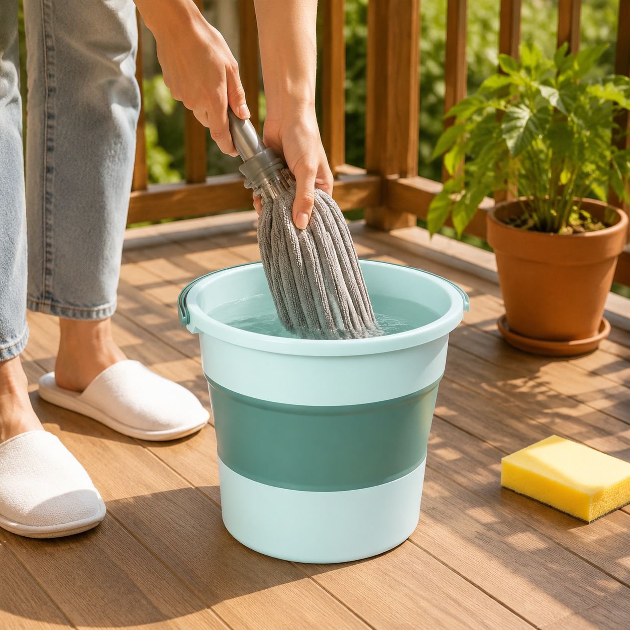 Portable collapsible bucket for fishing and camping