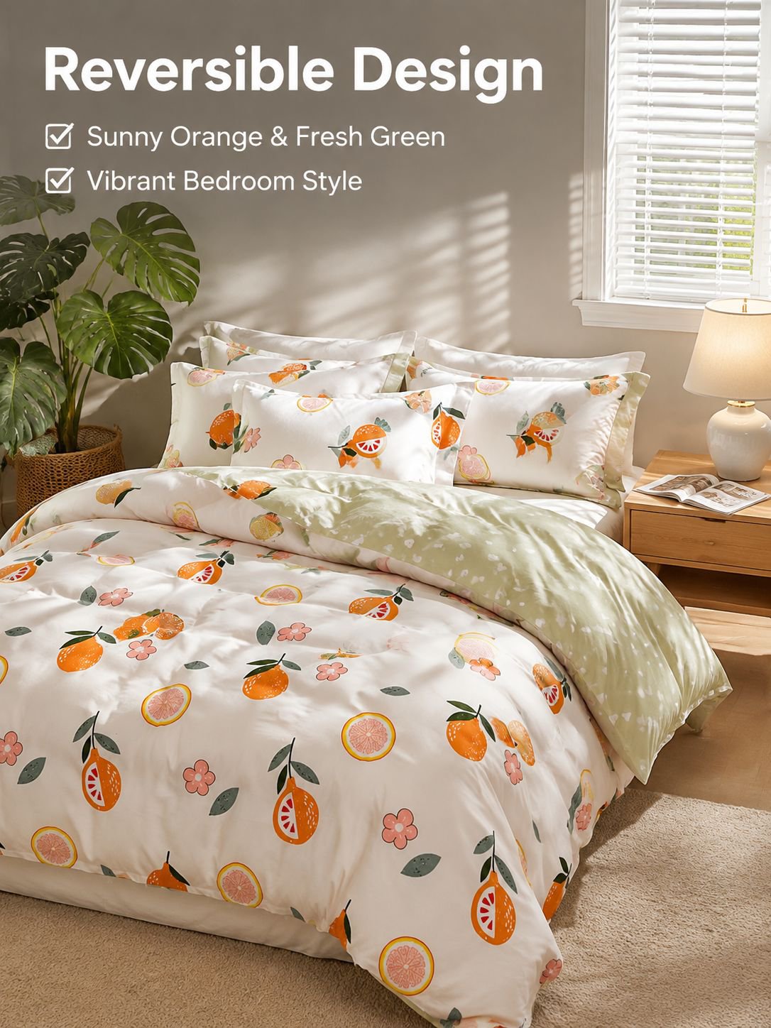 Printed bedding four-piece set