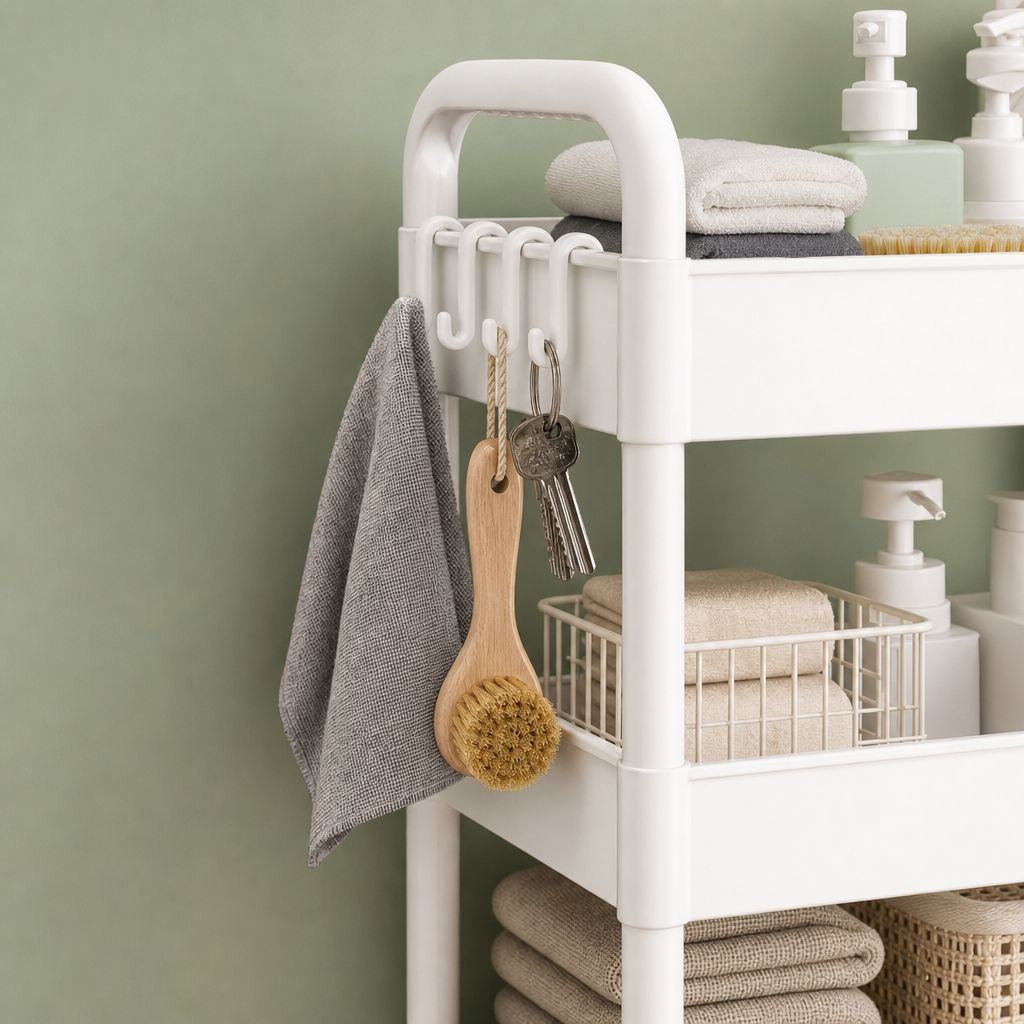 Convenient Compact Organizer Multipurpose Shelf Rack