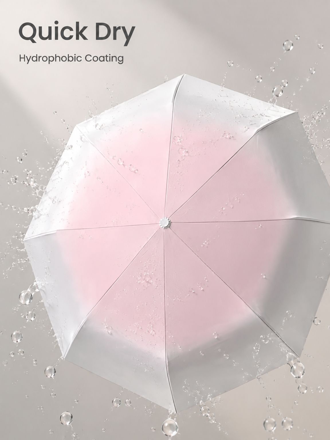 UV-protective umbrella offering shade on a sunny day