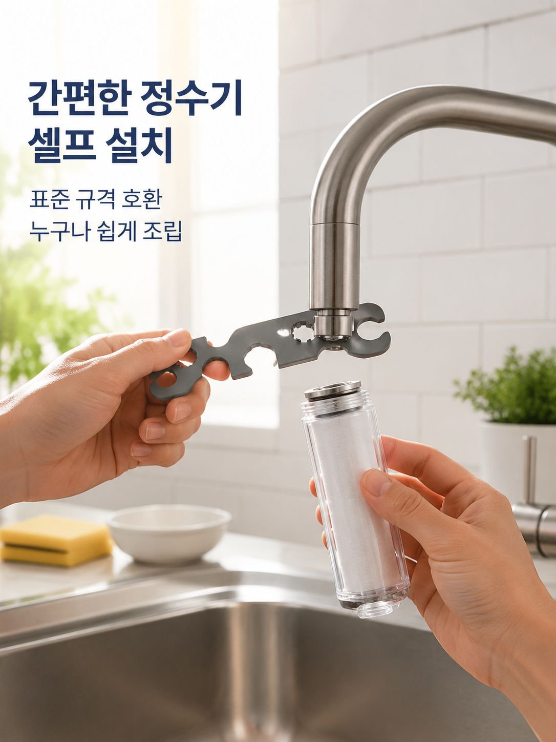 수도꼭지 에어레이터 전용 렌치