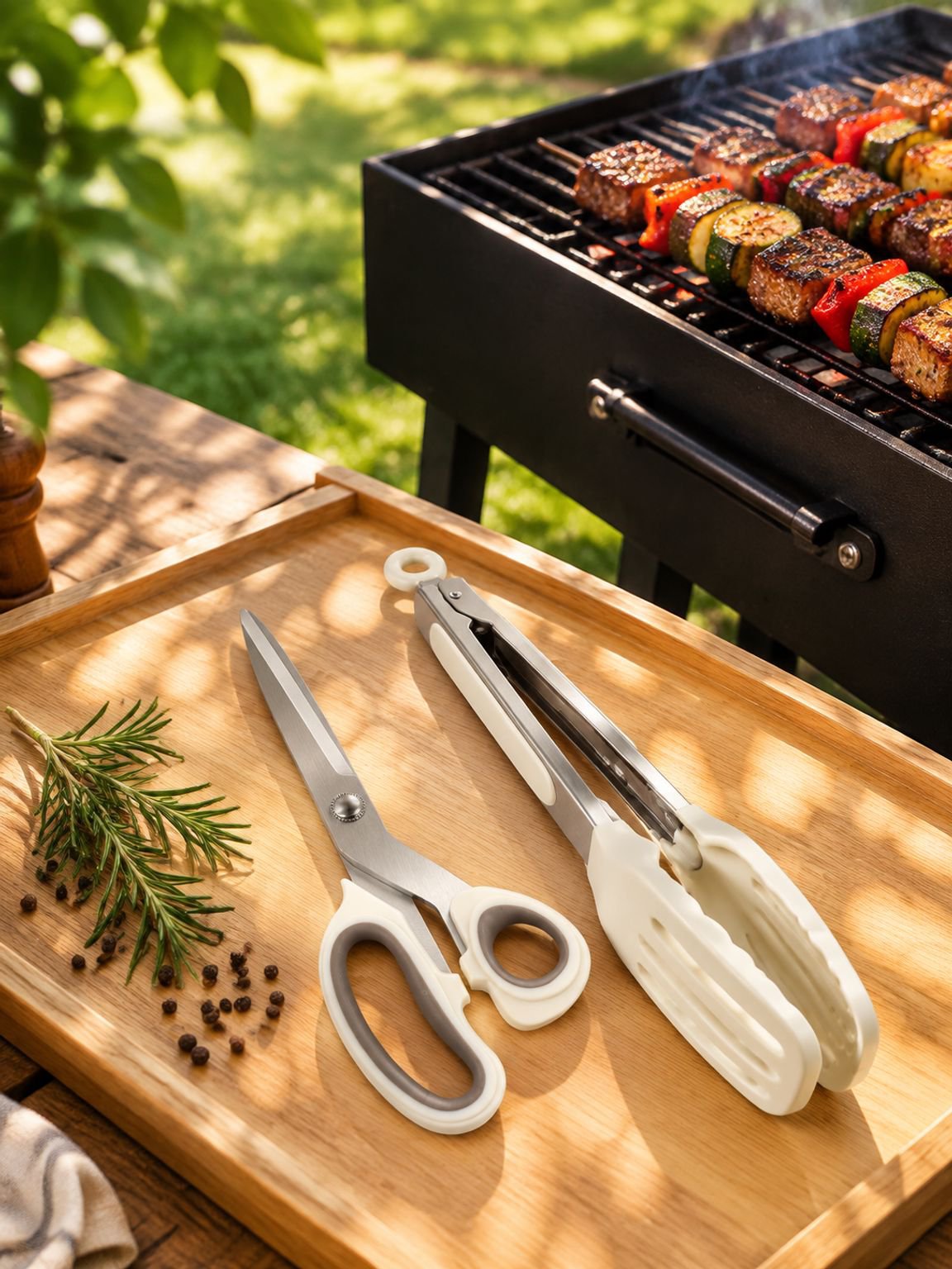 Koreanisches Grillfleisch-Schere