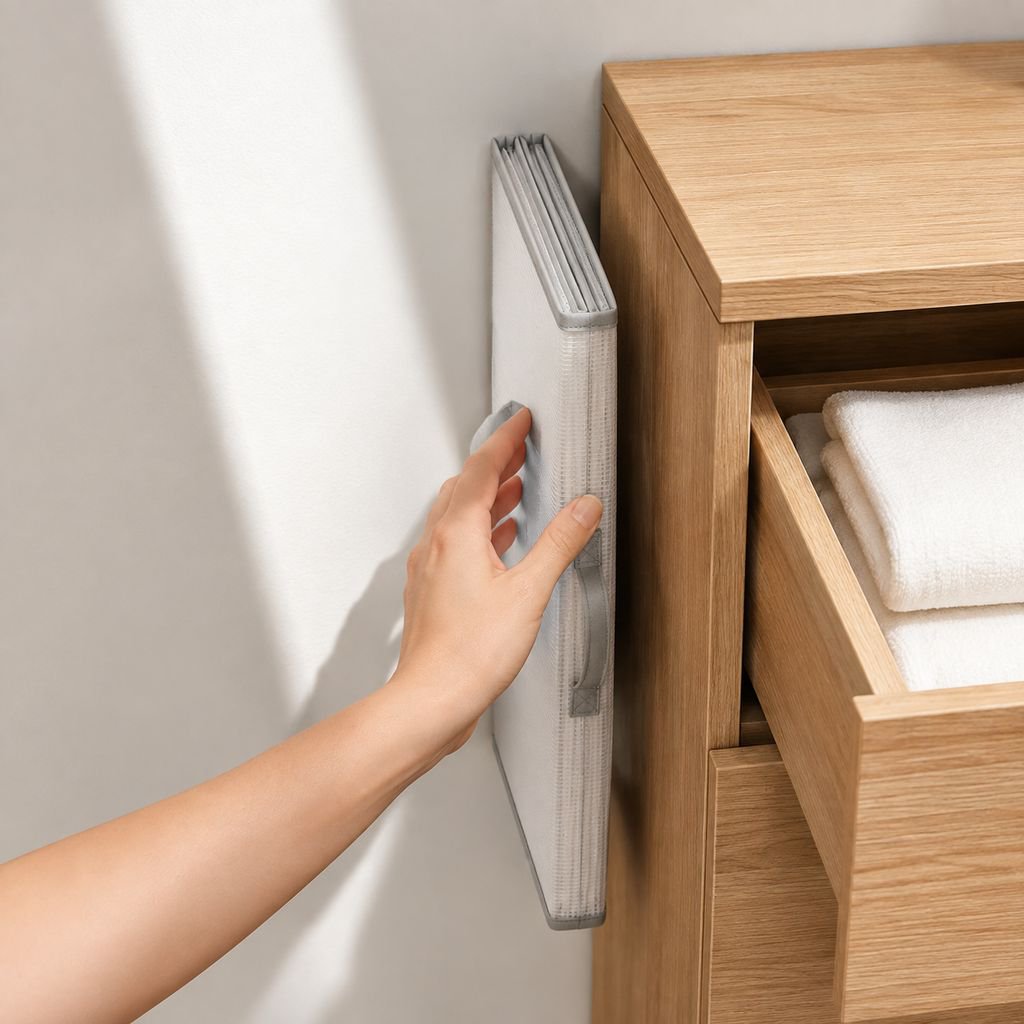 Organized underwear using 8-compartment drawer divider