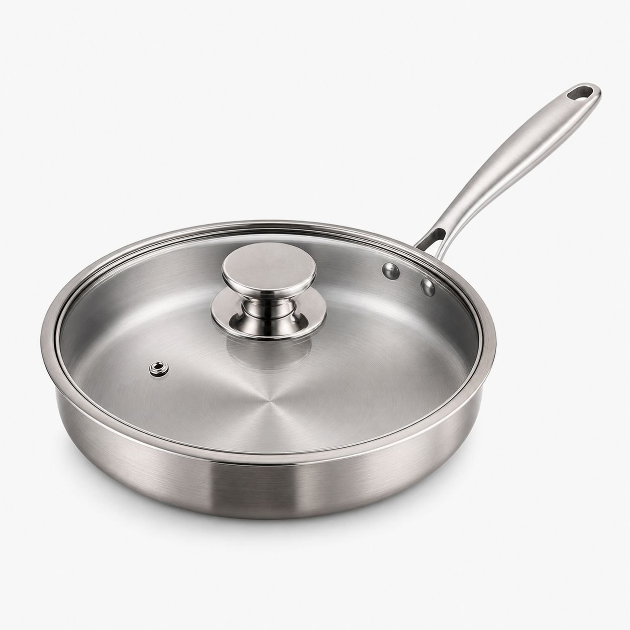 Kitchen 304 Stainless Steel Non-Stick Cookware Set with Lid