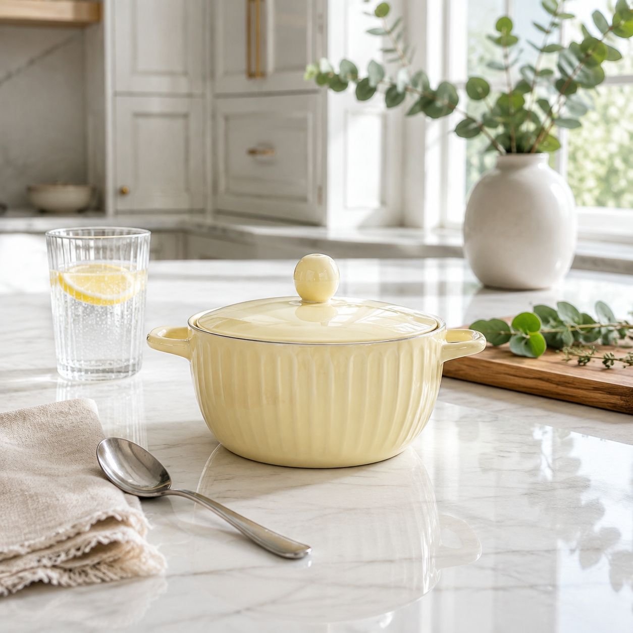 Lidded Ceramic Soup Bowl Set