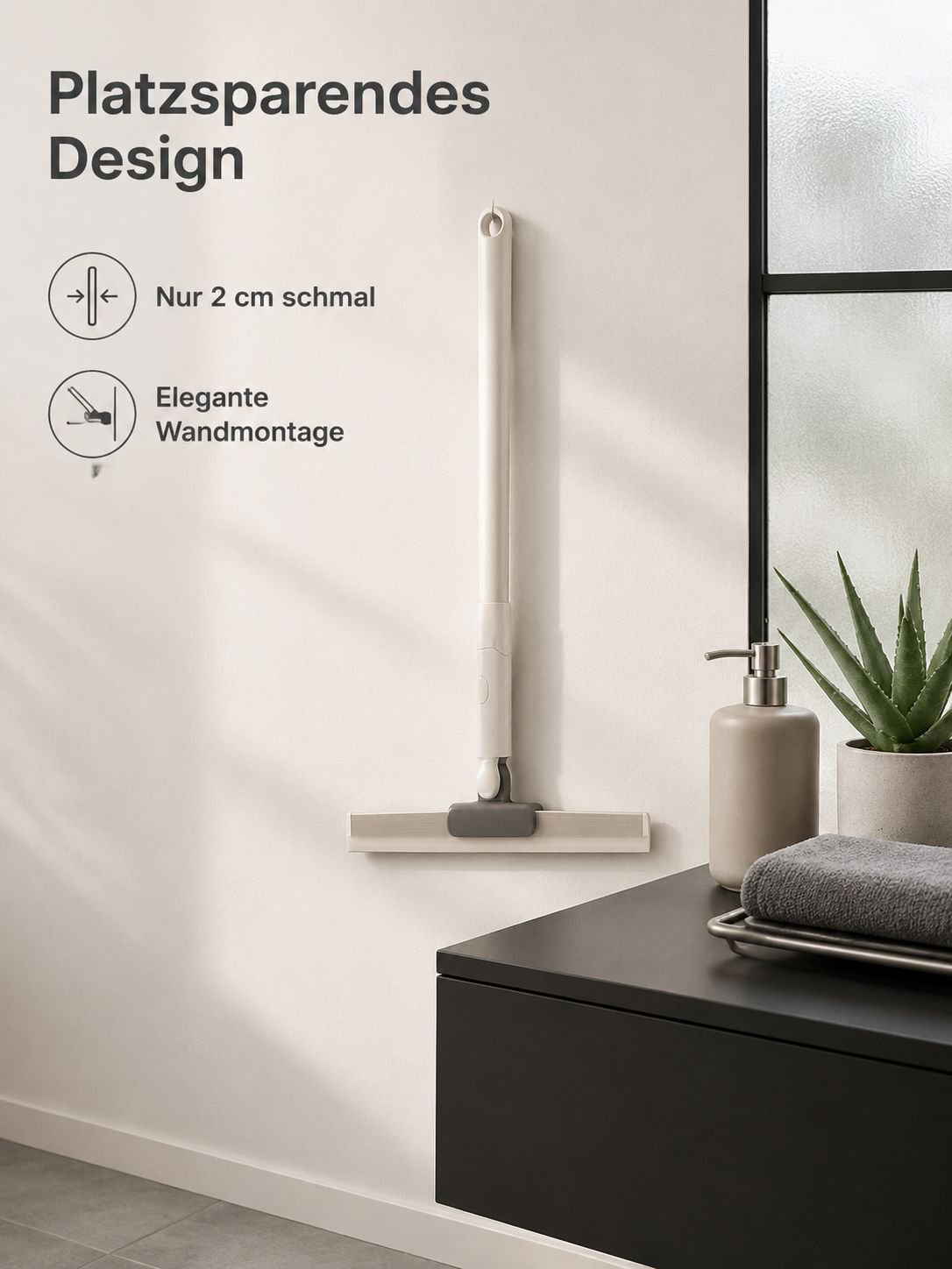 Multifunktionaler Silikon-Wischer für Bad und Toilette, perfektes Reinigungswerkzeug