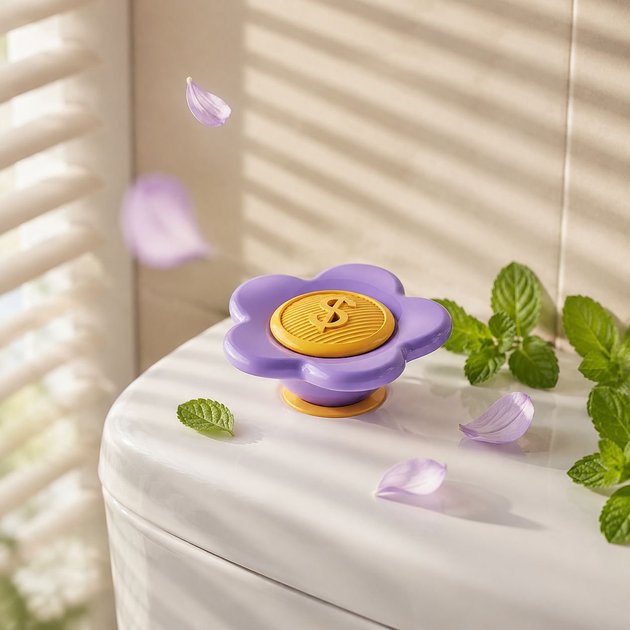No-Touch Toilet Flush Button for Home – Multifunctional Tank Press Assist
