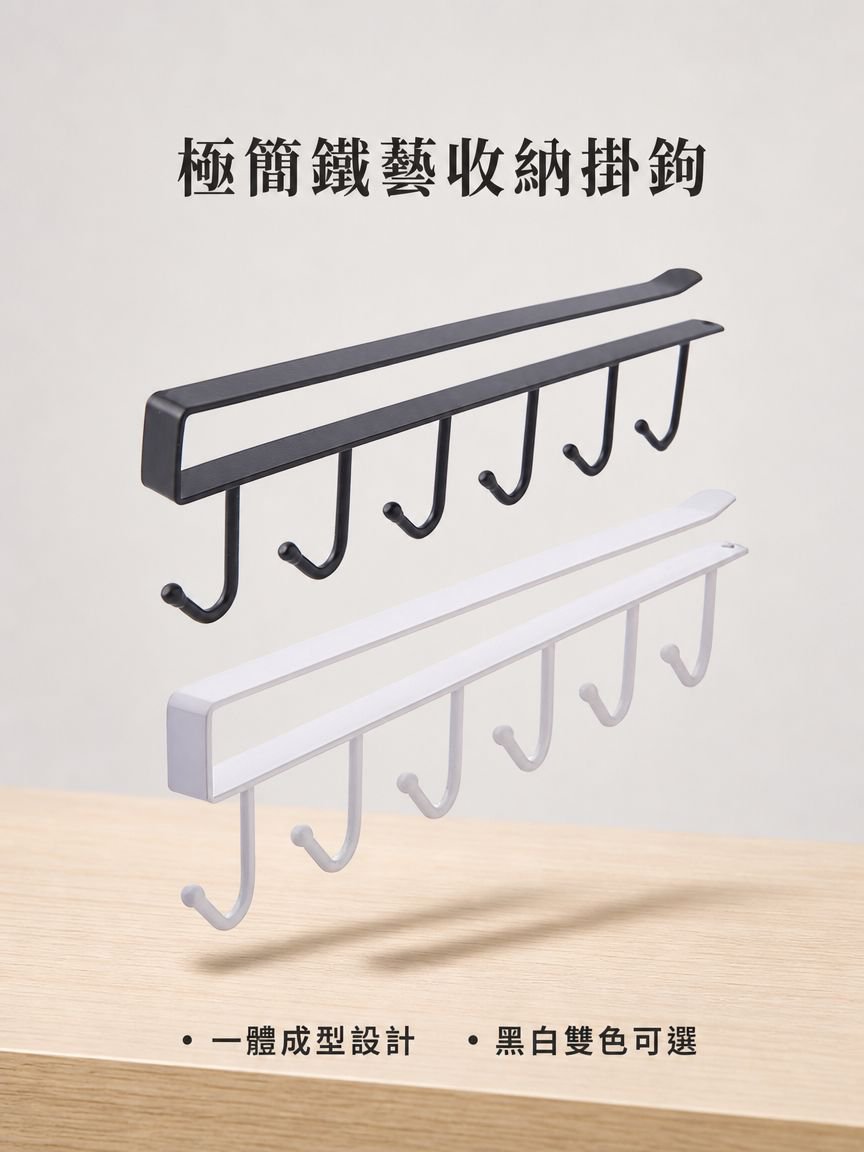 衣櫃鐵藝收納掛鉤