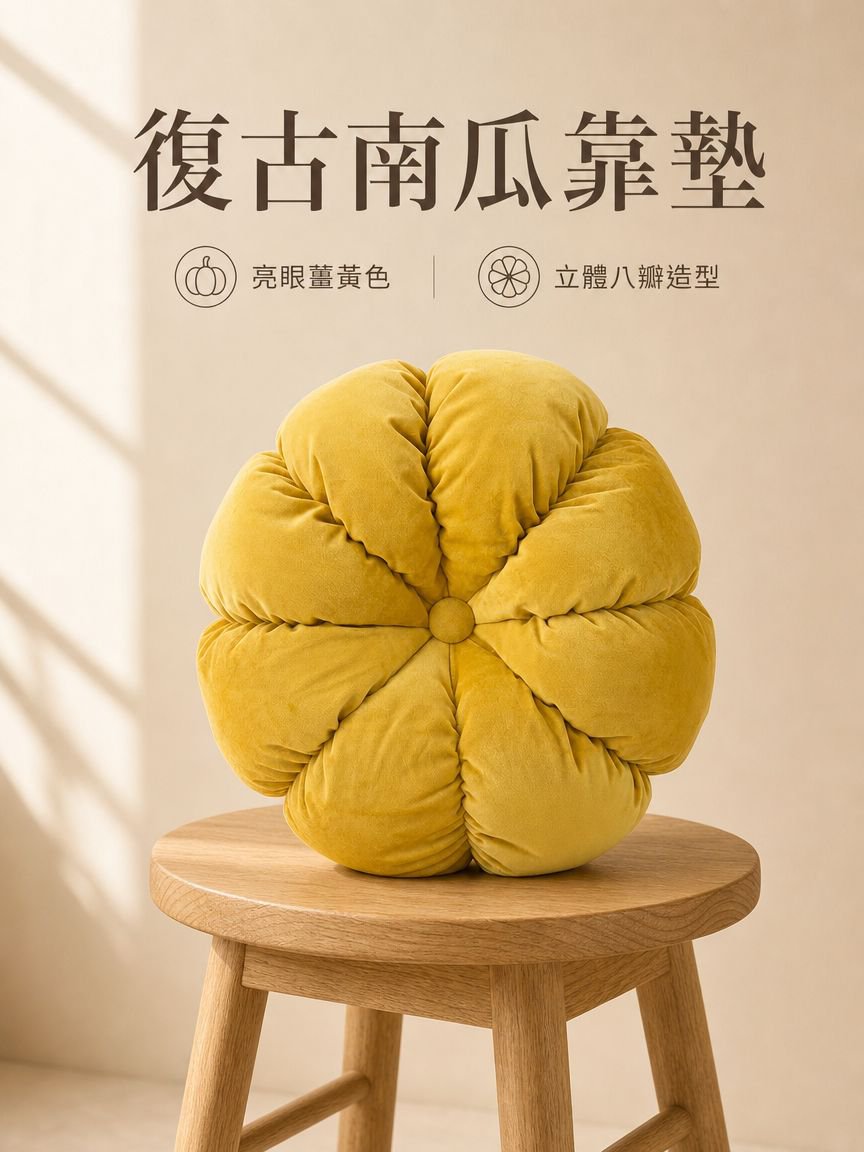 南瓜造型靠墊