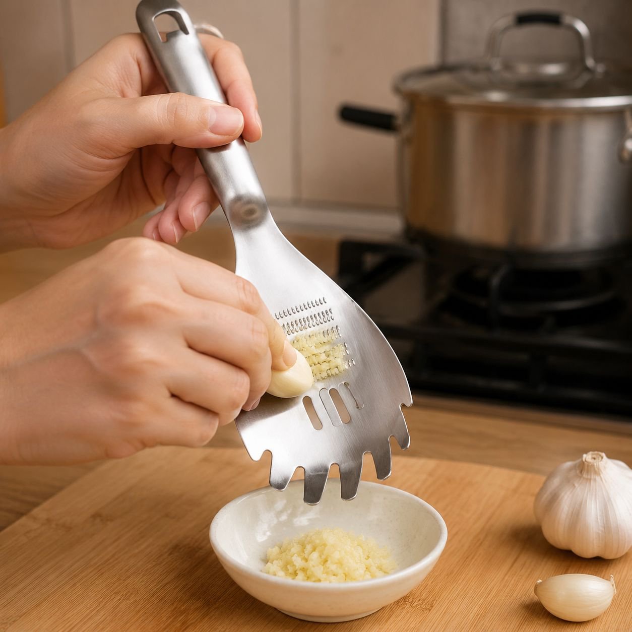 Multipurpose Stainless Steel Grinding Spoon