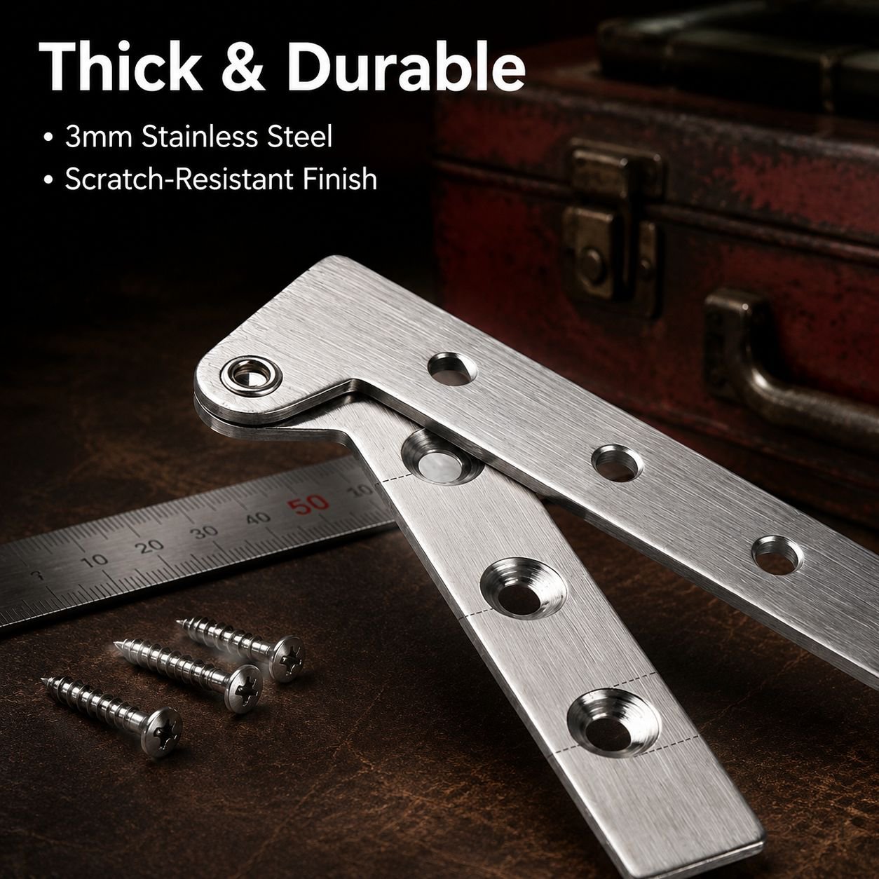 Omnidirectional Rotating Invisible Hinge Hardware