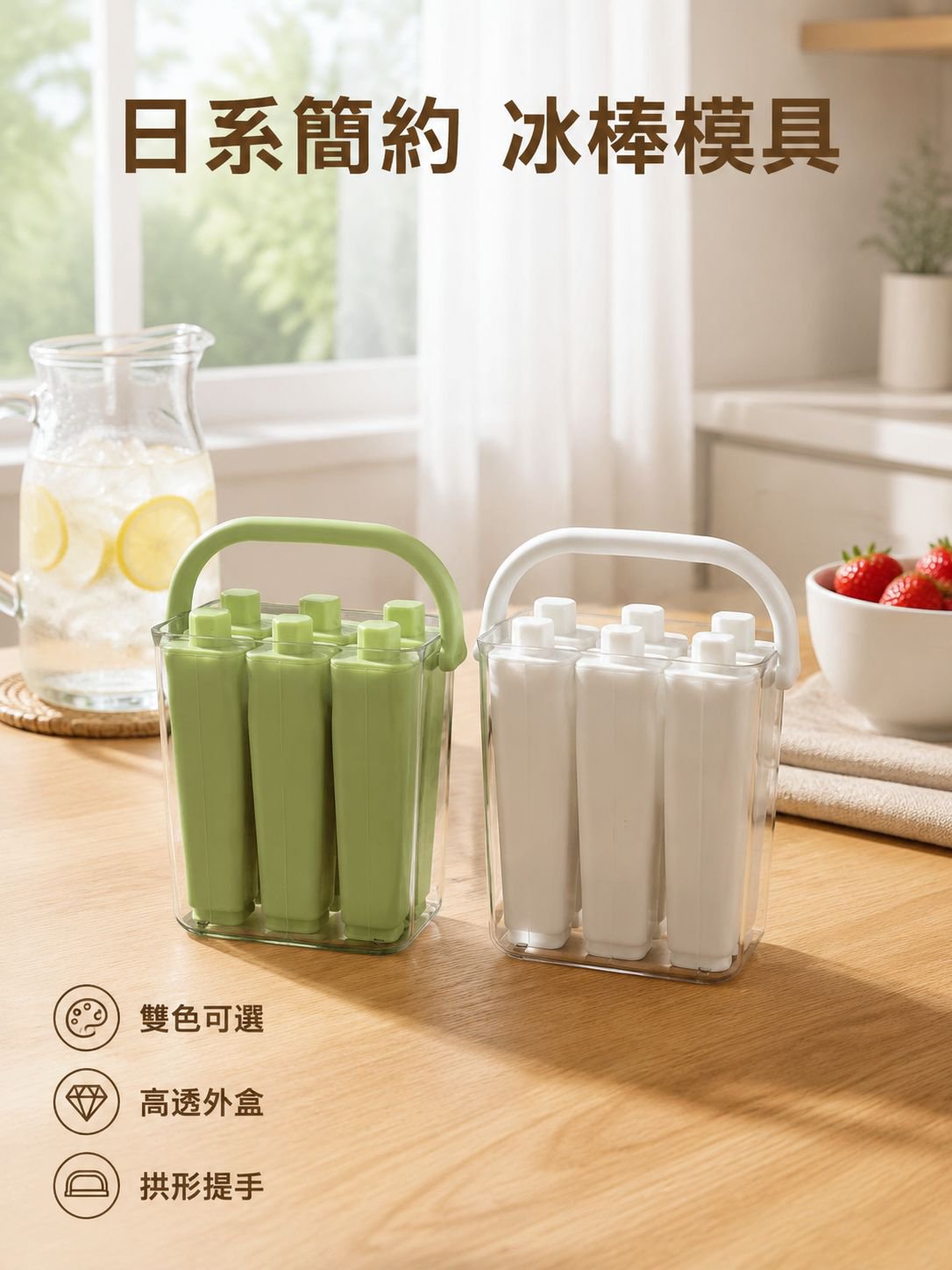 家用食品級矽膠冰棒模具