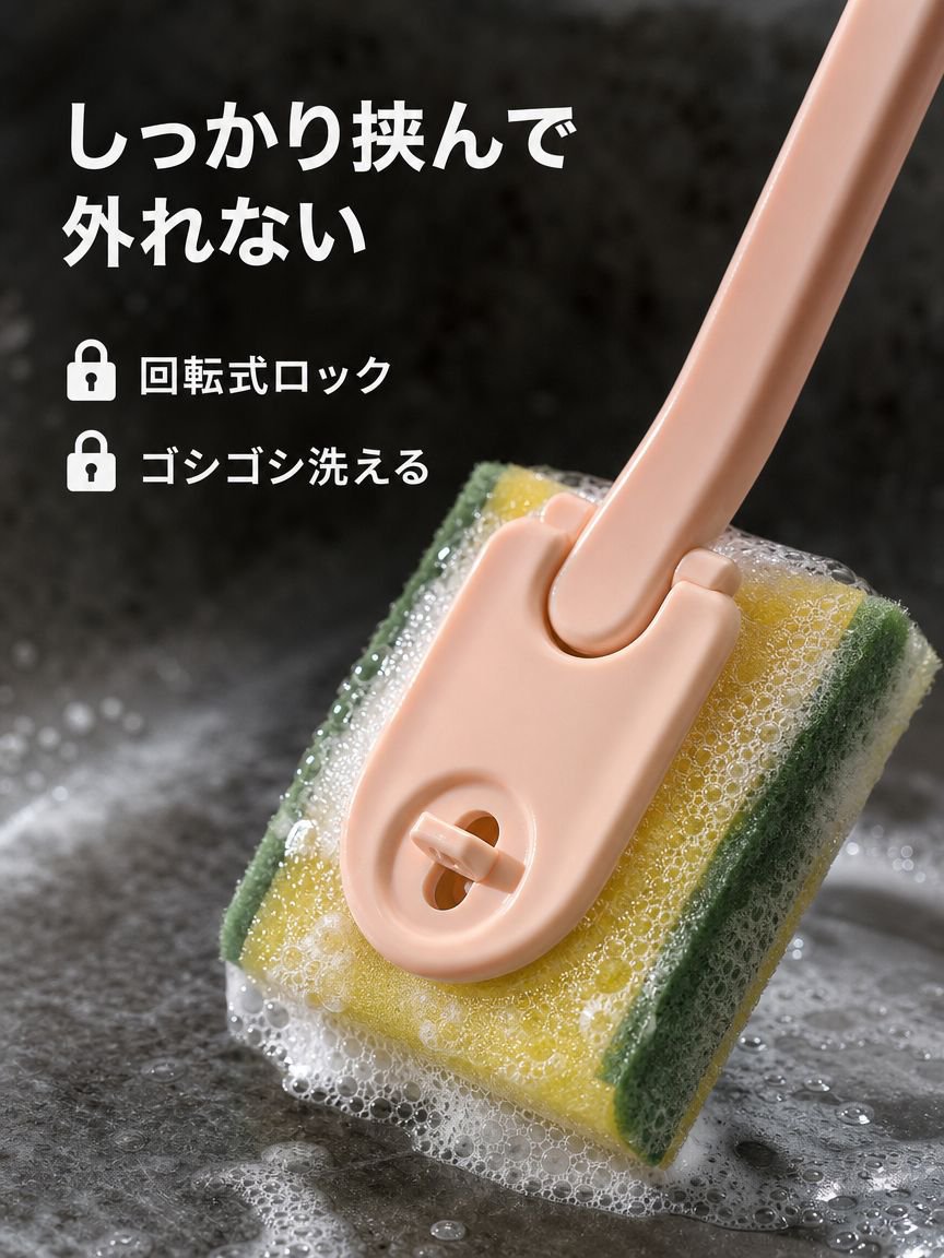 台所用食器洗いブラシと鍋洗いブラシ