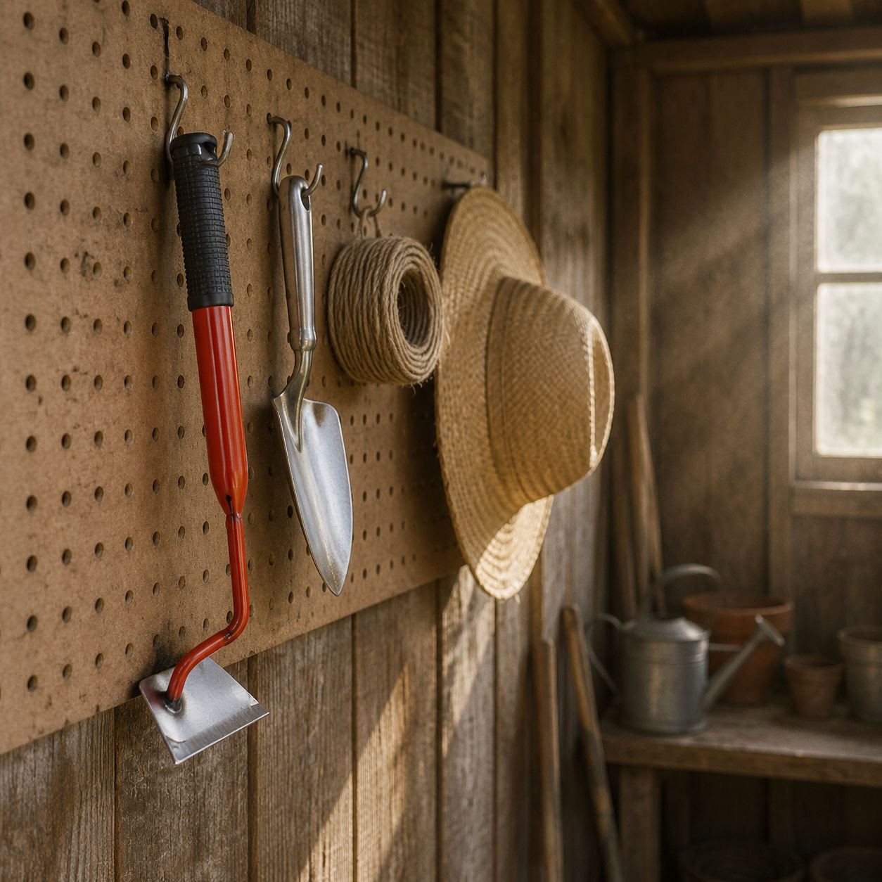 Garden hoe for planting and landscaping