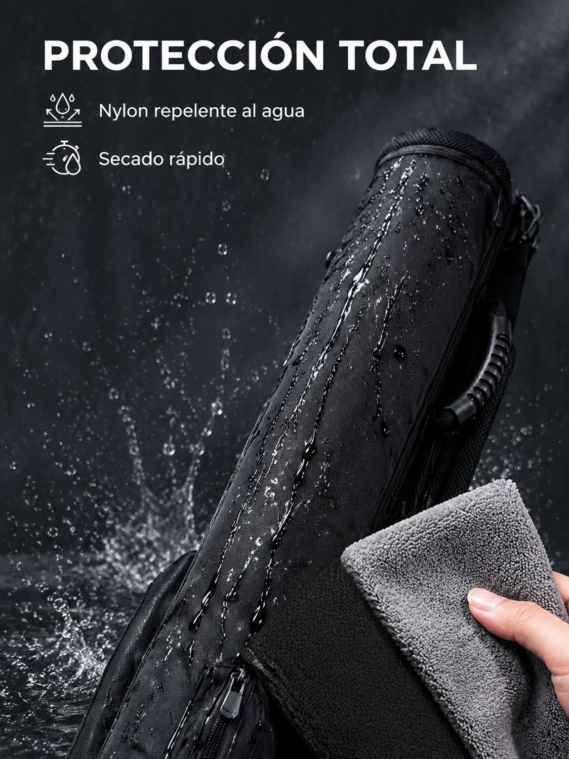 Bolsa portátil para guardar palos de golf