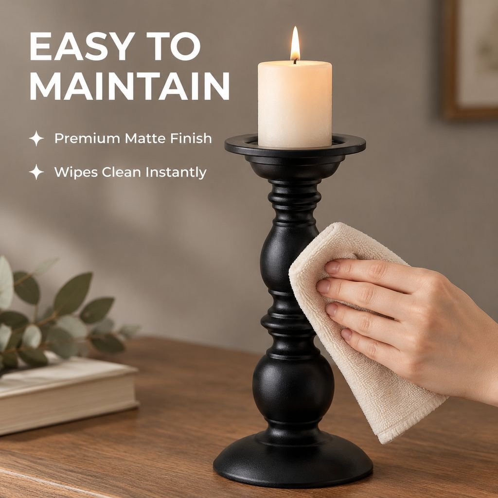 Vintage Roman Pillar Candle Holder Luxury Aromatherapy Candlestick Base Decor