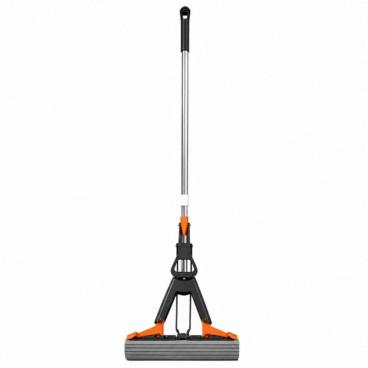 Household Lazy Folding Mop with Wringer, Self-Squeezing Mop