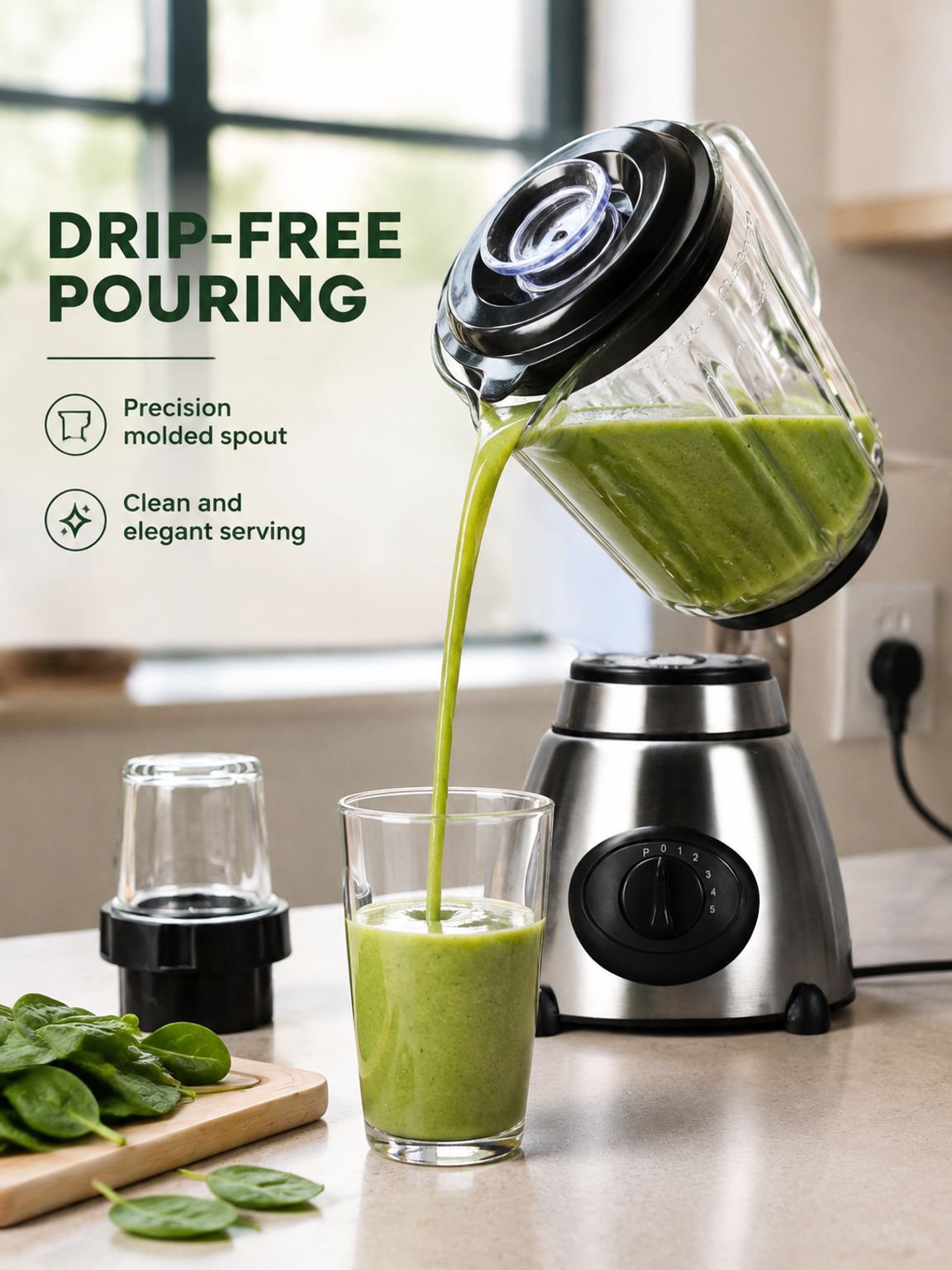 Household blender juicer with durable blades