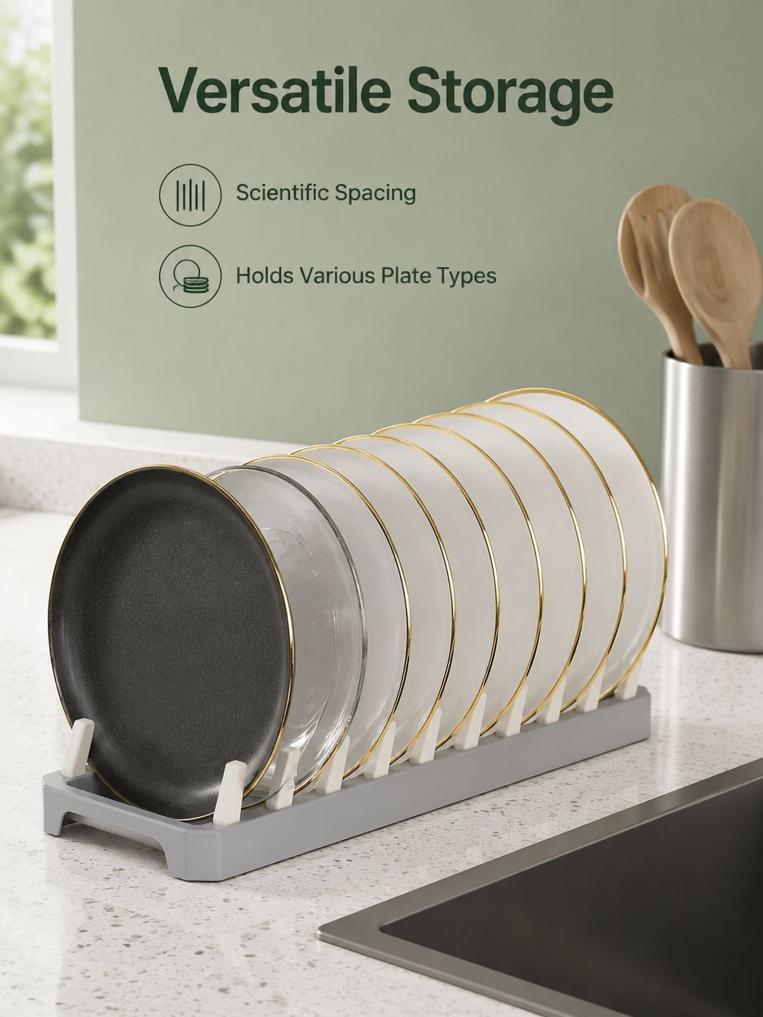 Multi-layer Dish and Bowl Organizer