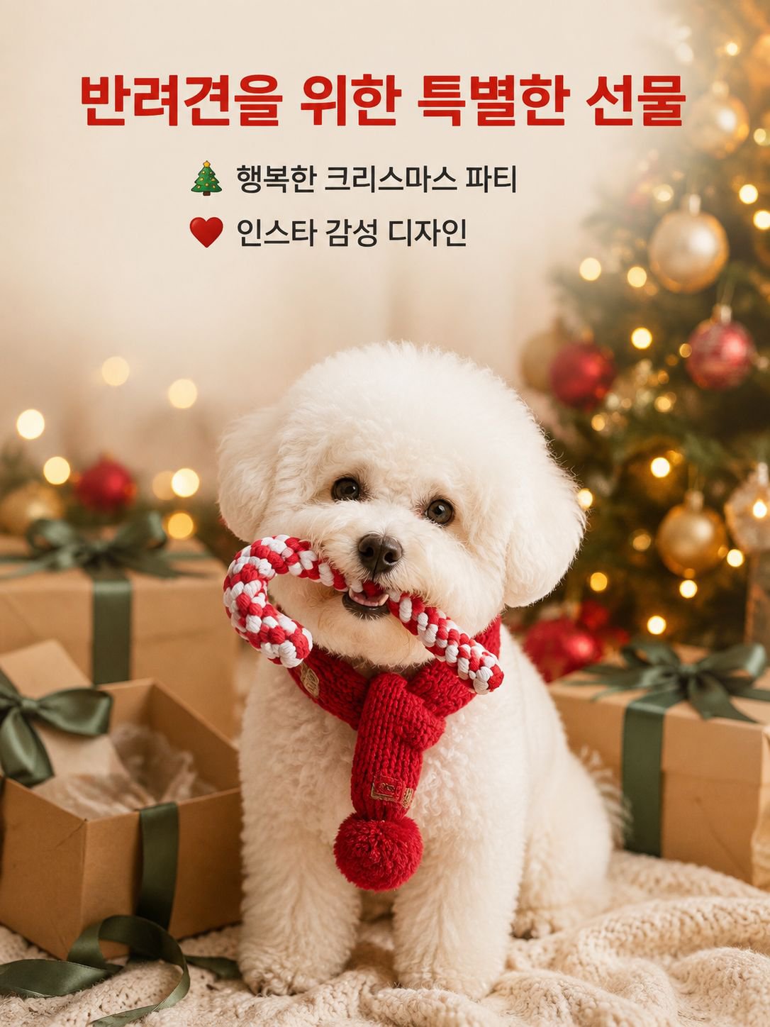 다기능 애완견 리드줄 장난감 포함