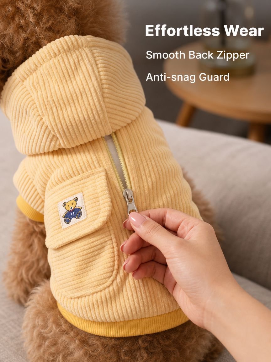 Warm dog cotton coat