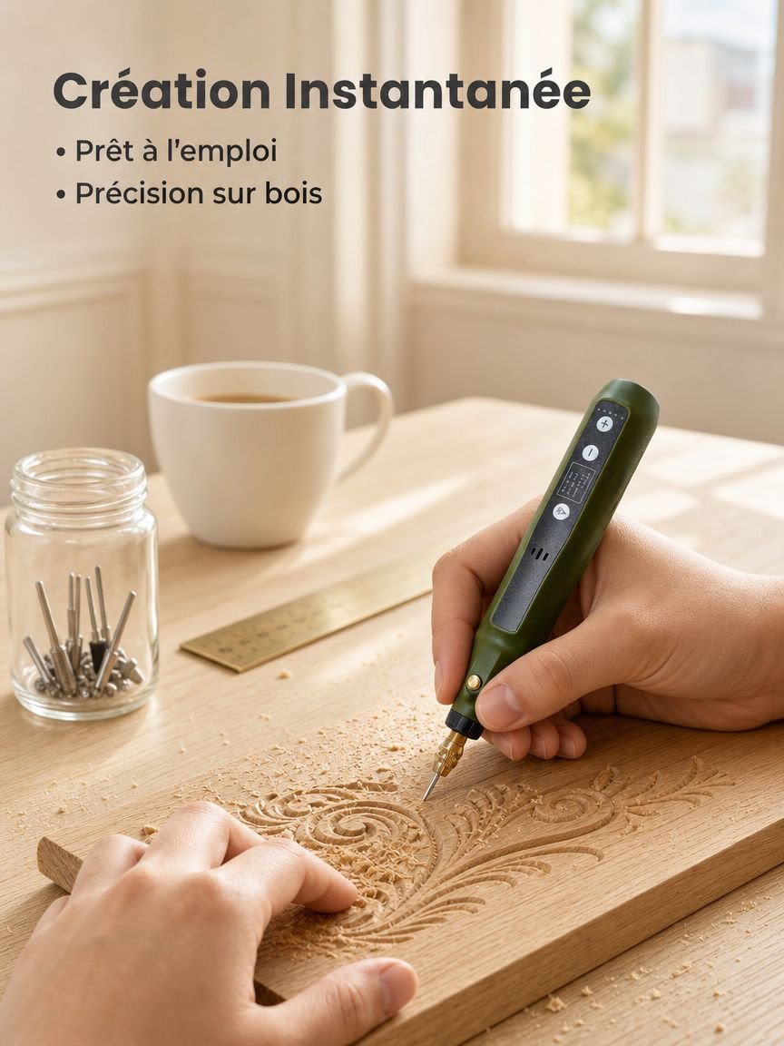 Perceuse électrique portable multifonction, kit de gravure et polissage pour jade et bois