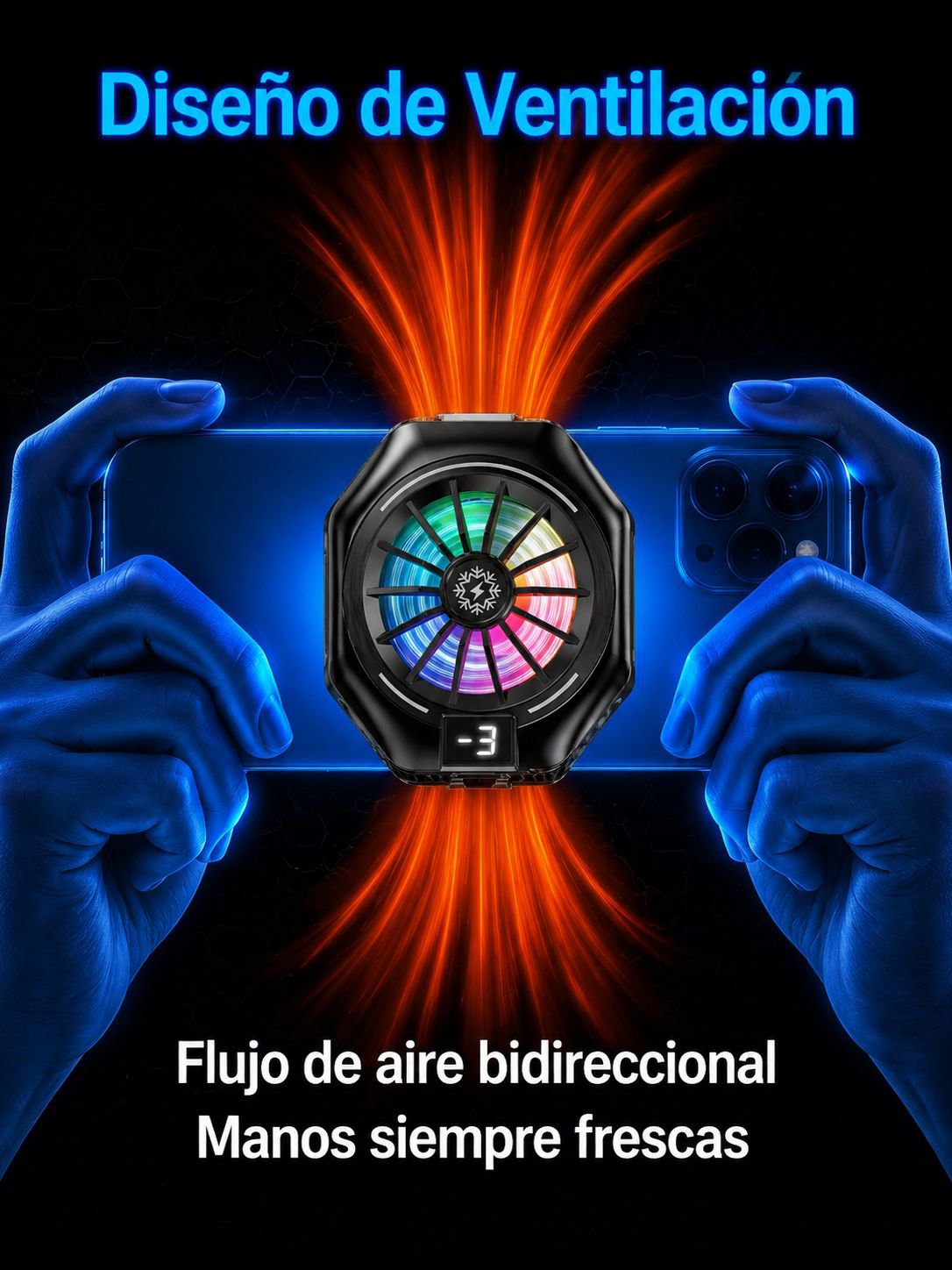 Enfriador de smartphone ideal para juegos móviles