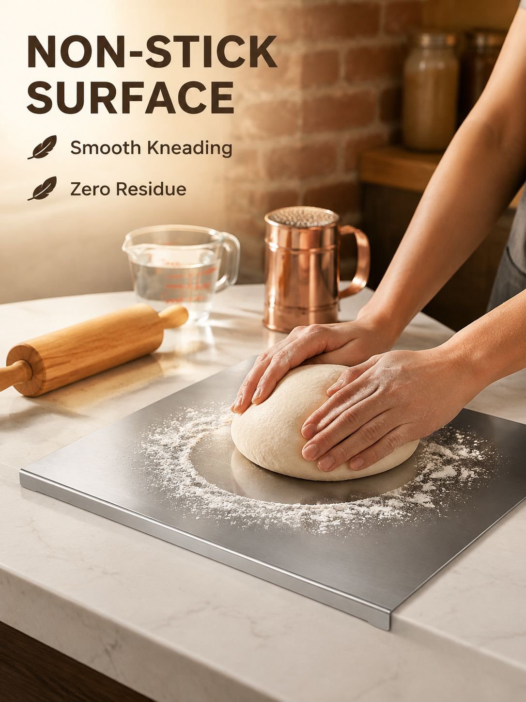 [Boost Efficiency] 4-in-1 Pure Titanium Cutting Board