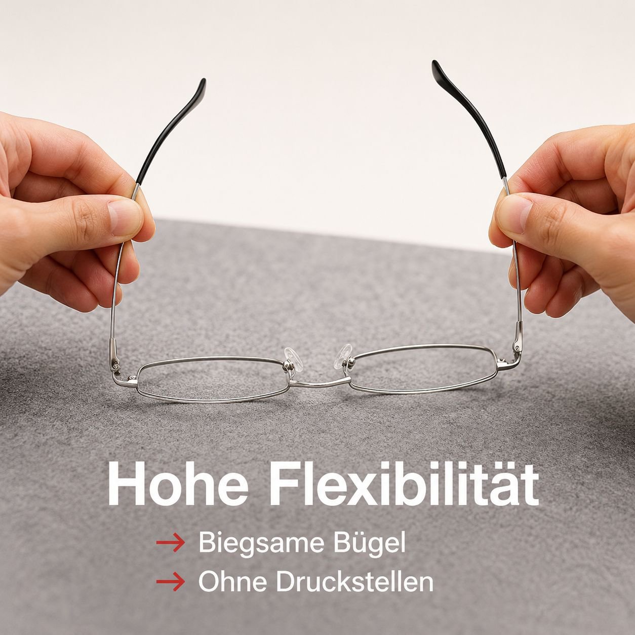 Lesebrille aus Titanlegierung mit Blaulichtfilter