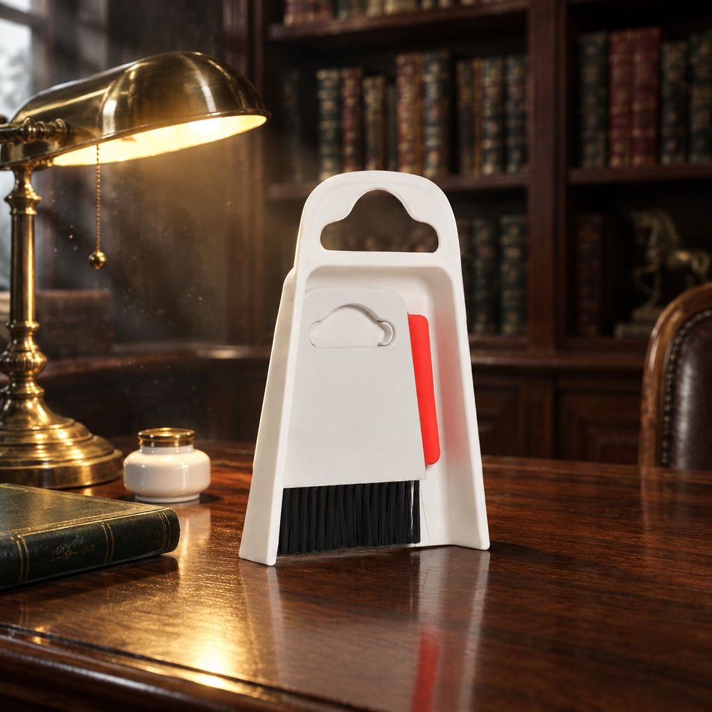 Mini Desktop Broom and Dustpan Set