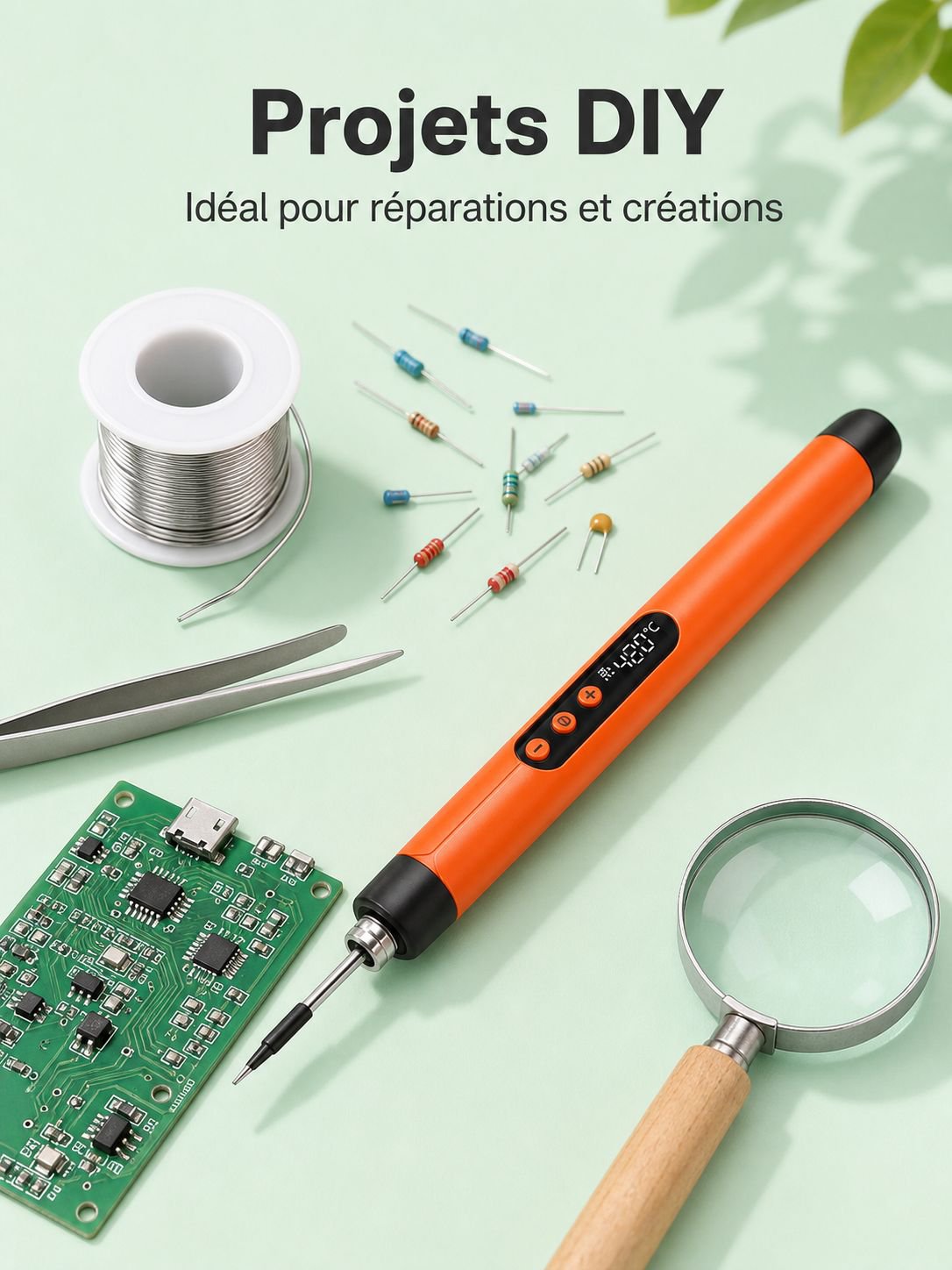 Stylo à souder numérique portable pour usage domestique