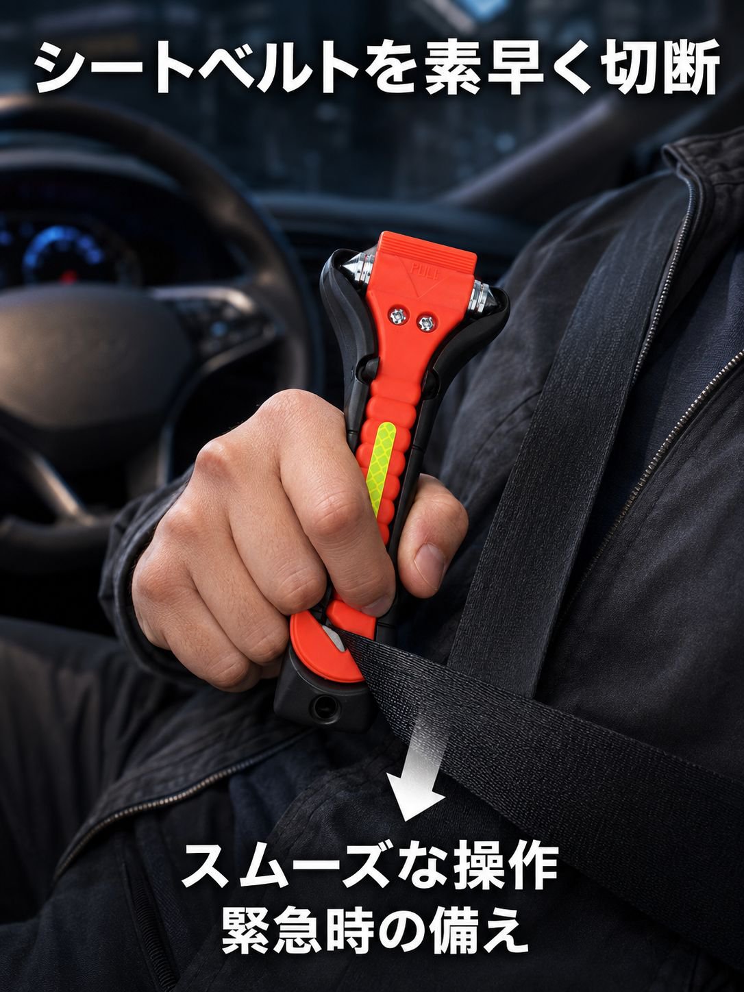 コンパクトで持ち運びやすい安全ハンマー